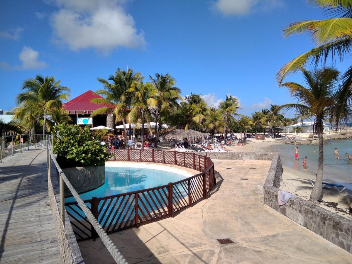 Studio Avec Grande Piscine, Plage Cannelle Caraibes Saint-Francois  Exterior foto