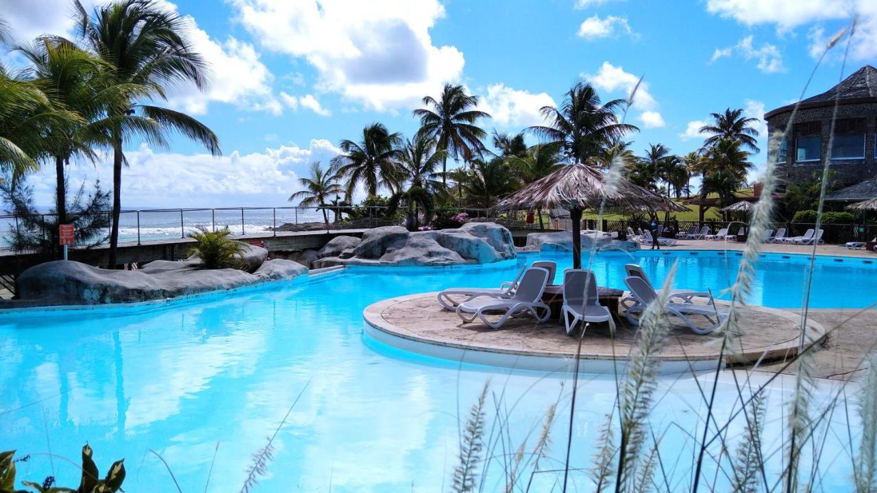 Studio Avec Grande Piscine, Plage Cannelle Caraibes Saint-Francois  Exterior foto